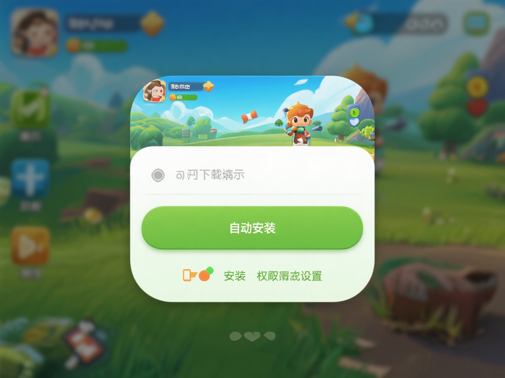 安装与权限设置：下载完成后，应用会自动安装。如果首