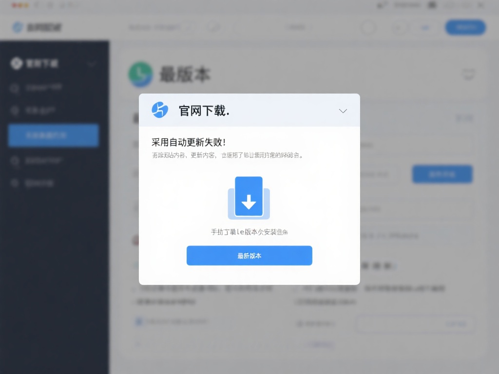 官网下载：如果自动更新失败，可以访问官方网站，手动